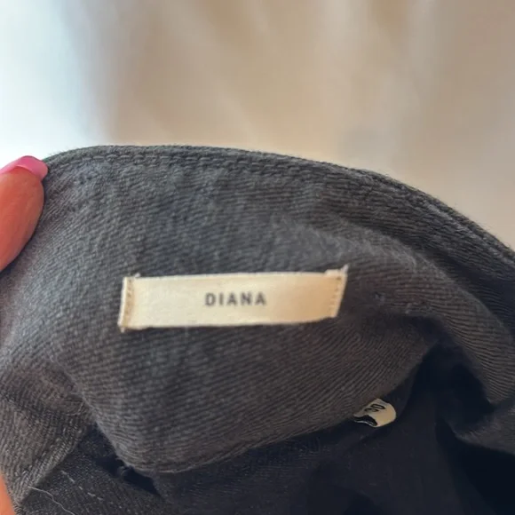 Imogene And Willie Diana Pleated High Rise Straight Black Selvage Denim. Sz 30. - Picture 10 of 13